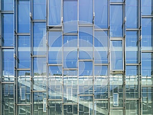 Modern Architecture Glass wall Building Abstract background