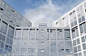Modern architecture. Modern office building in Hamburg