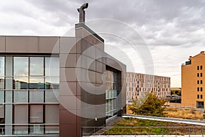 Modern architecture office building exterior view photo