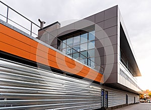 Modern architecture office building exterior view photo