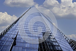 The modern architecture Shard in Southwark.