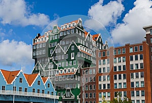 Modern architecture in Zaandam - Netherlands photo