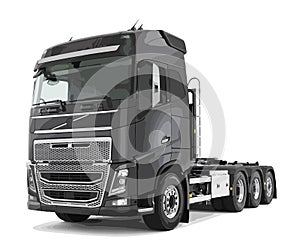 modern art design template delivery truck. vector illustration