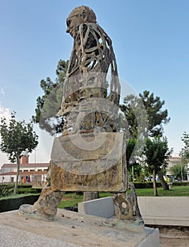 Statue of JUAN BENITO CUEVAS LOZANO to the cure of Entrerrios photo