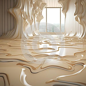 Modern Art-inspired 3d Ceramic Tile Design For Luxury Interiors photo