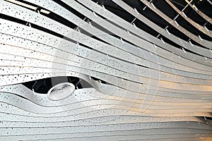 modern art light design concept in Schiphol airport in Holland