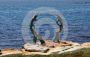 Modern art at Manly beach