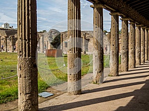 Modern art in Pompeii