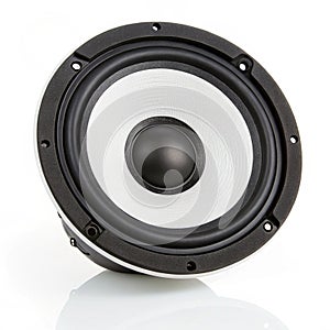 Speaker isolated on white background
