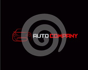 Modern Auto Company Logo Design. Vector and illustration.