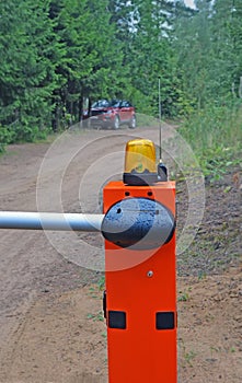 Modern automatic barrier