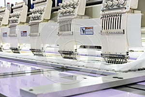 Modern and automatic high technology sewing machine for textile or clothing apparel making manufacturing process in industrial