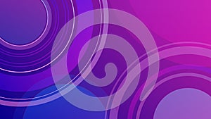 Modern background blue pink Minimal geometric background Dynamic shapes photo
