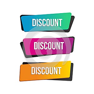 Modern Banner discount e commerce vector pack