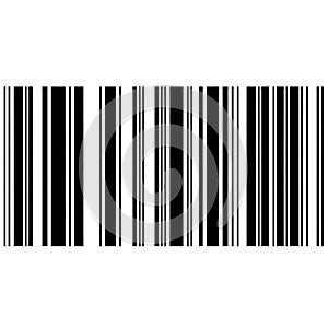 Modern barcode design minimalist abstract pattern for retail and products