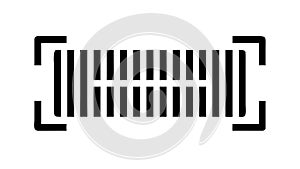 Modern Barcode Scanner Symbol for Product Data, vector design Generative AI