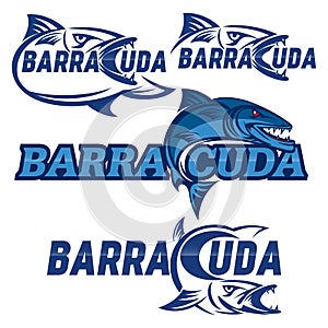 Modern Barracuda logo. Vector illustration. photo