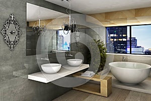 Modern bathroom