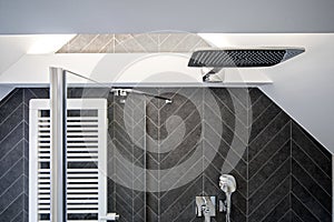 Modern bathroom in the apartment