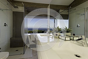 Modern bathroom basin