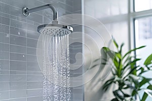 Modern Bathroom with Eco-Friendly Shower