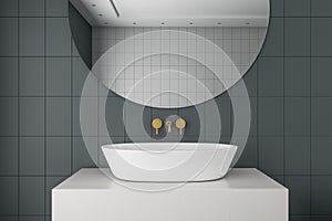 Modern bathroom interior