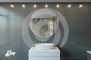 Modern bathroom interior