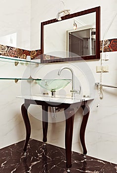 Modern bathroom interior