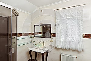 Modern bathroom interior