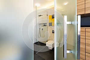 Modern bathroom interior