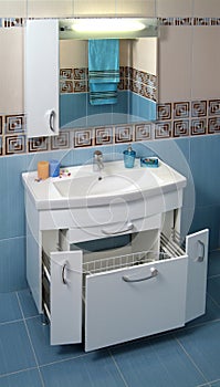 Modern bathroom interior