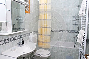 Modern bathroom interior