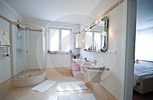 Modern bathroom interior