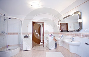 Modern bathroom interior