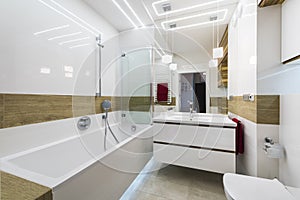 Modern bathroom interior design