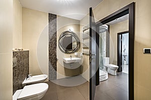 Modern bathroom interior design