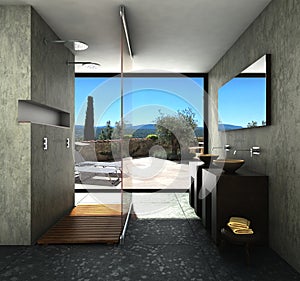 Modern bathroom