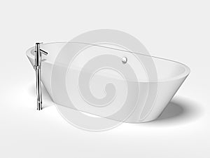 Modern bathtub