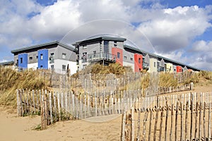 Modern beachside apartments with sea views