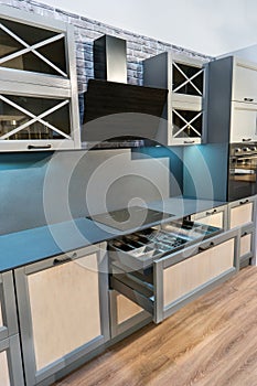 Modern kitchen interior