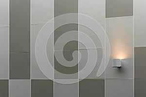 Modern wall lamp interior lighting decoration in contemporary building