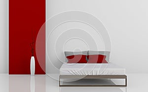 Modern bed 3D