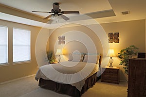 Modern bedroom background