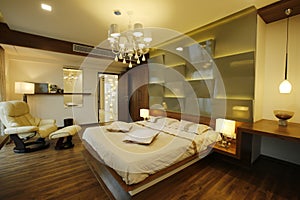 Modern bedroom, Calicut, India