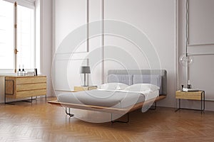 Modern bedroom interior