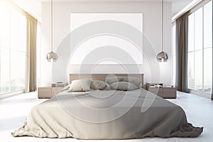 Modern bedroom interior