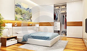 Camera da letto progetto il grande planare armadio 