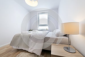 Modern Bedroom in white