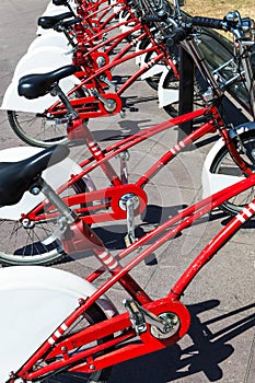 Modern bicycle parking