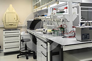 Modern biological laboratory
